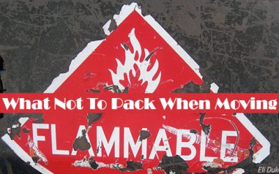 What Not To Pack When Moving