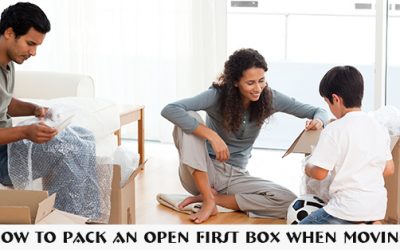 How to Pack an Open First Box When Moving
