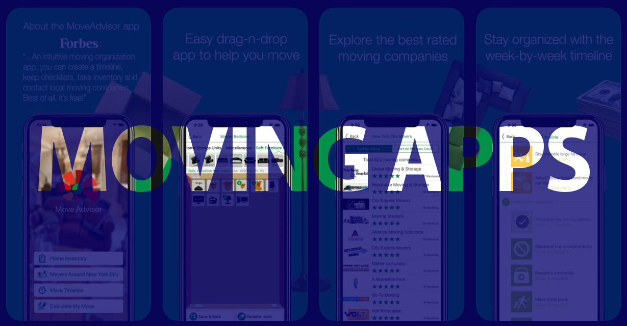 Comparing Moving Apps for Planning a Move